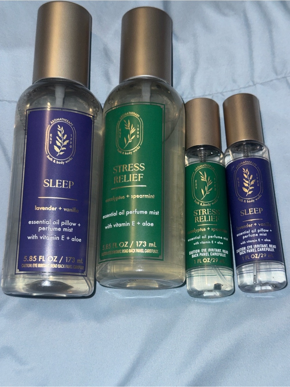 Bath and Body Works Aromatherapy- Lavender & Eucalyptus mist set